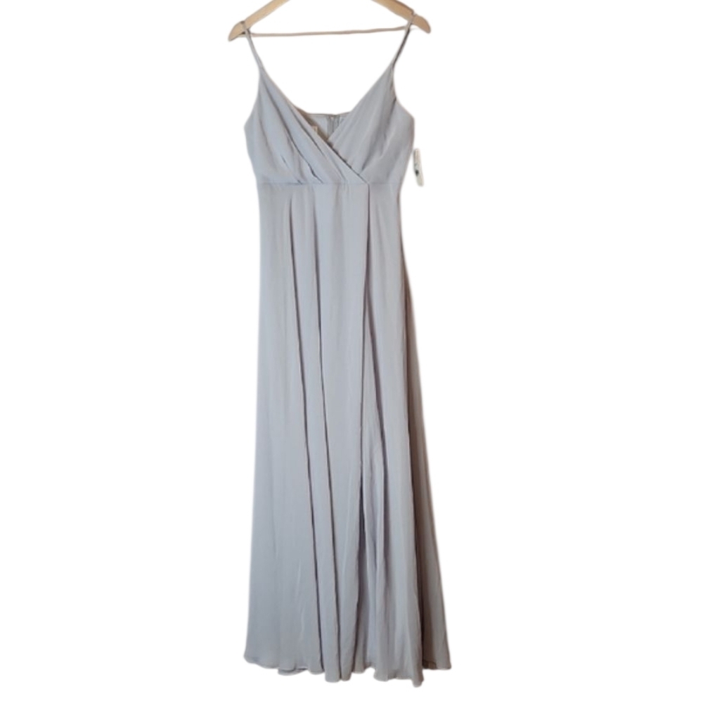NWT BIRDY GREY Kaia Dress Chiffon Dusty Lilac, size M - Picture 3 of 16